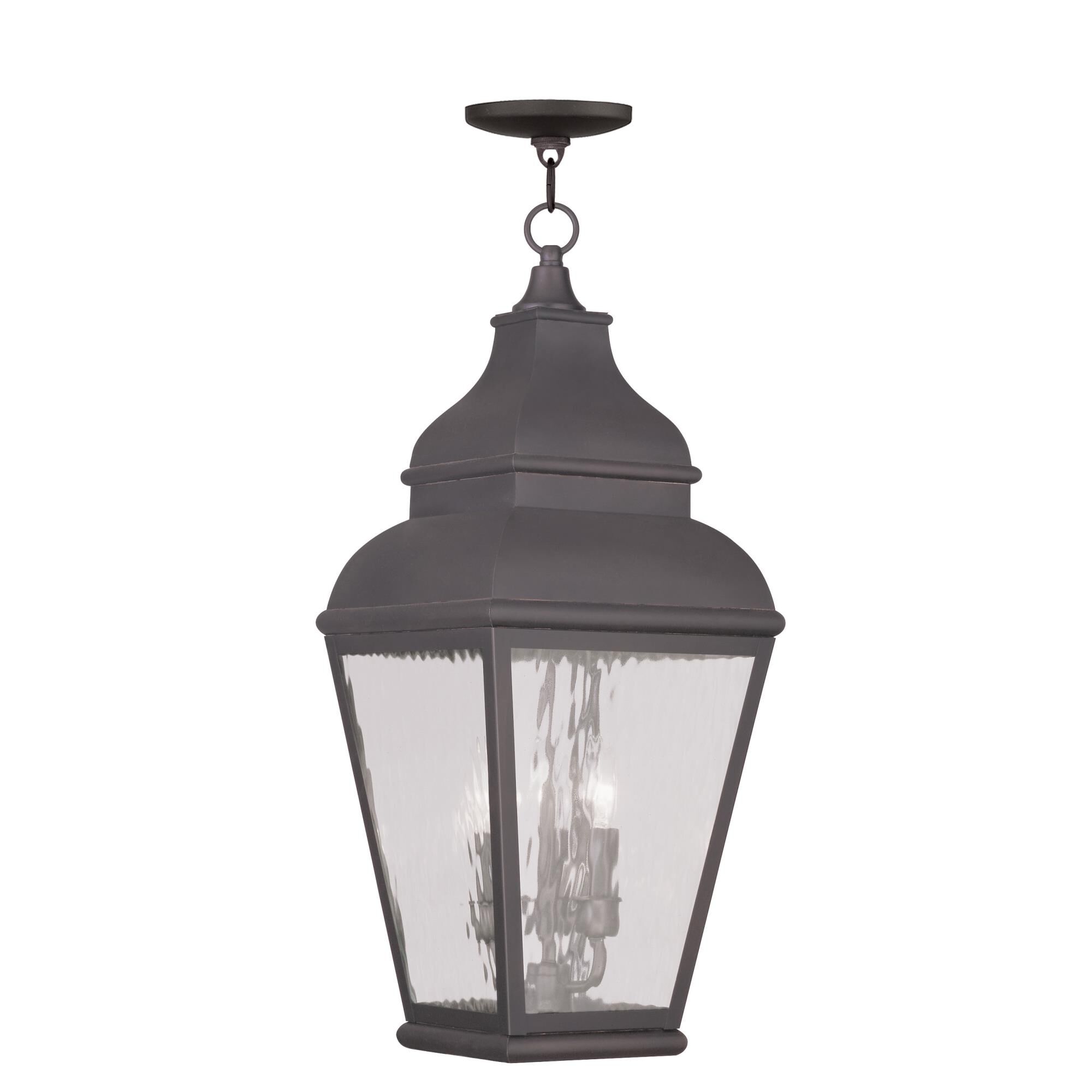 Livex Lighting Exeter 25 Inch Tall Outdoor Hanging Lantern